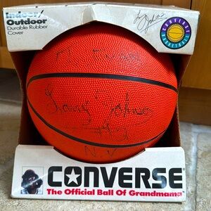 Singed by Larry Johnson. Converse Basketball